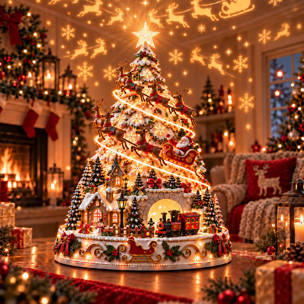 🎄 Christmas Village Lightscape Tree