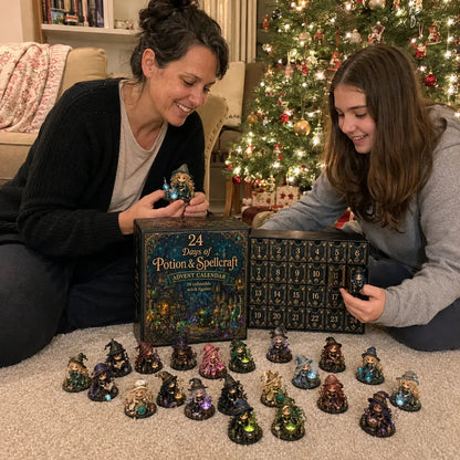 🔮 LAST DAY 49% OFF – 24 Days Of Witchy Surprises Advent Calendar | 24 Unique Collectible Witches with Magical Themes, Mini Figures & Fantasy Display Collection ✨