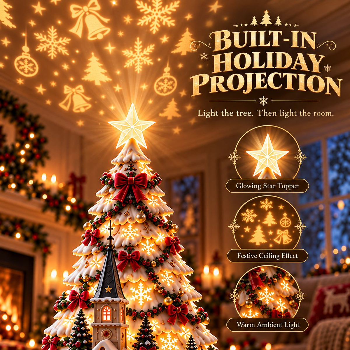 🎄 Christmas Village Lightscape Tree