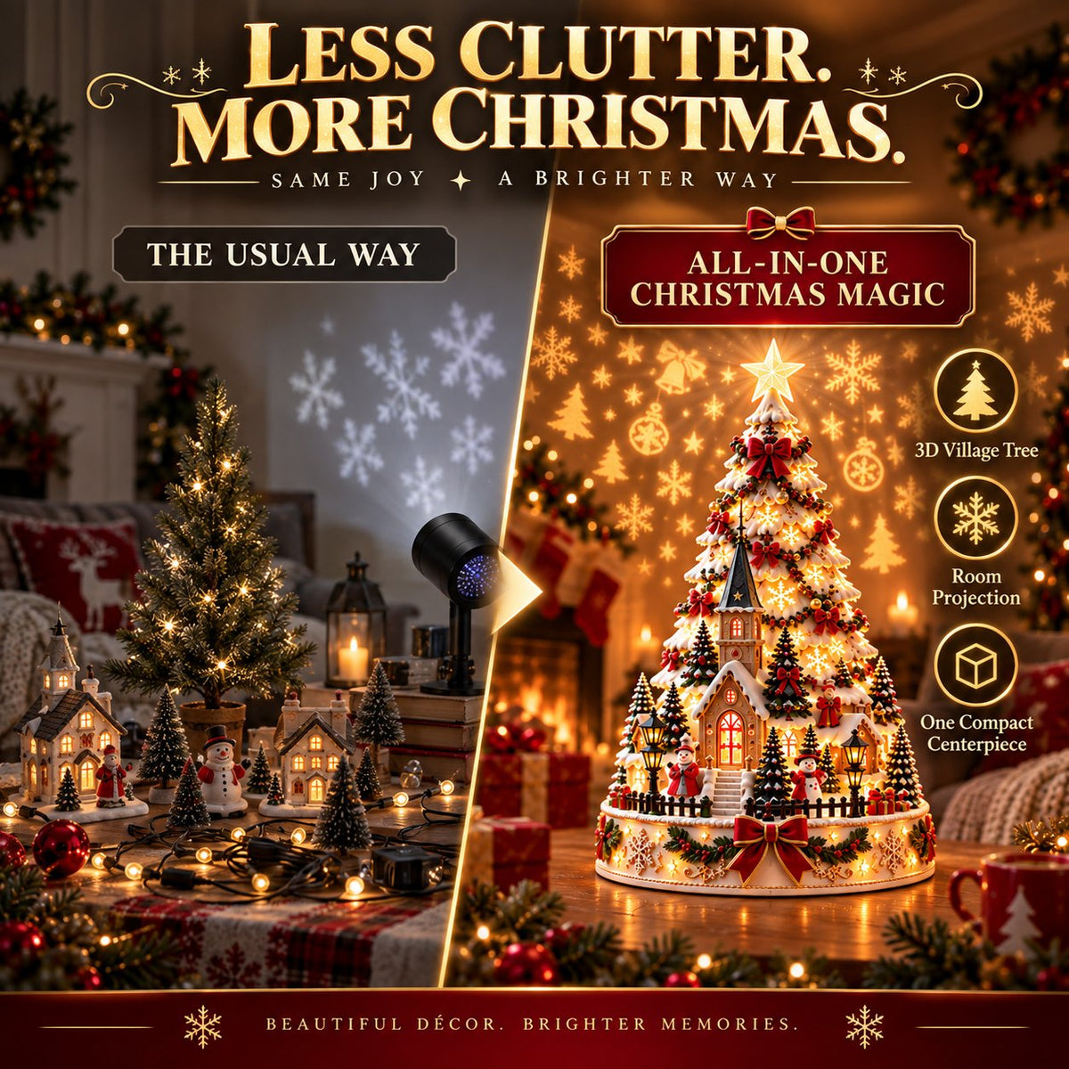 🎄 Christmas Village Lightscape Tree