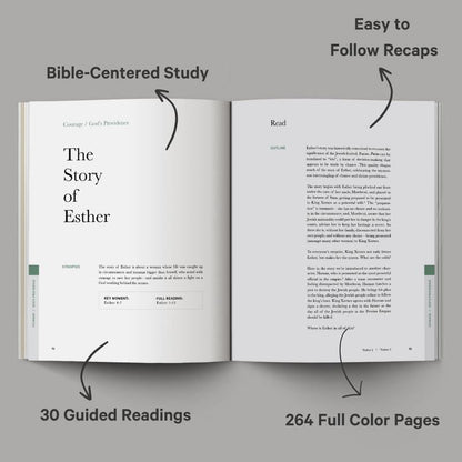 Bible Study Volume 1: A Guided Devotional with Daily Prayers, Reflections & Sacred Art