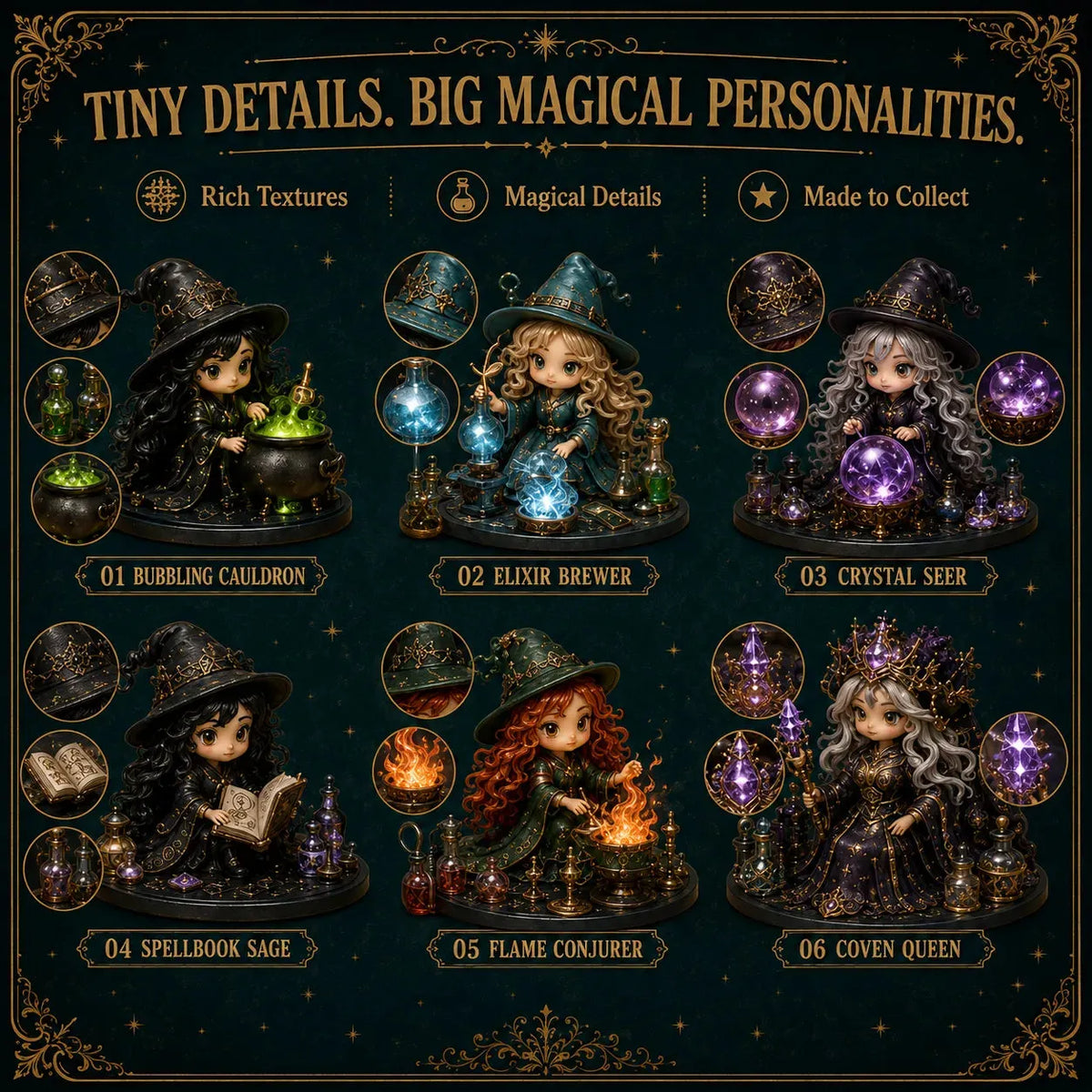 🎈Witchy Advent Calendar 2026 – 24 Days of Magical Collectible Figures | 49% OFF