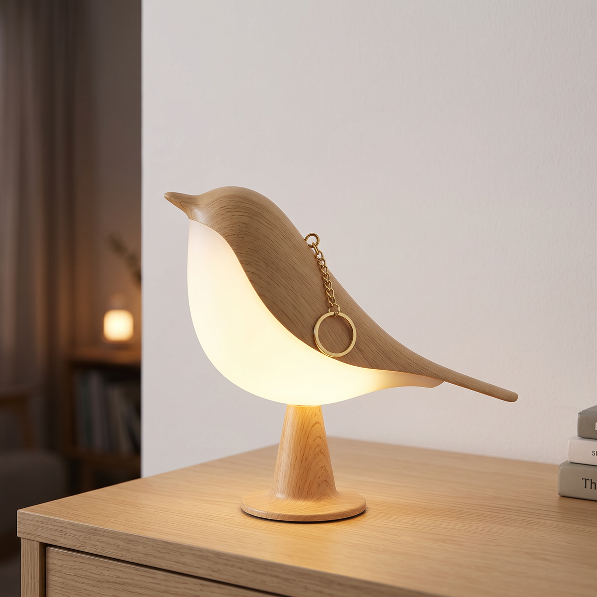 Cora – Cordless Bird Lamp with Touch Dimmer
