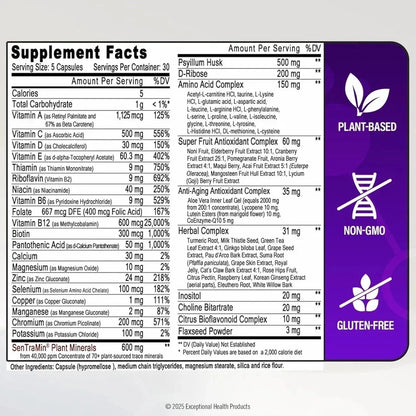 Immuno 150, Immune Support Supplement, Packed with 70 Plant Minerals, 13 Essenti